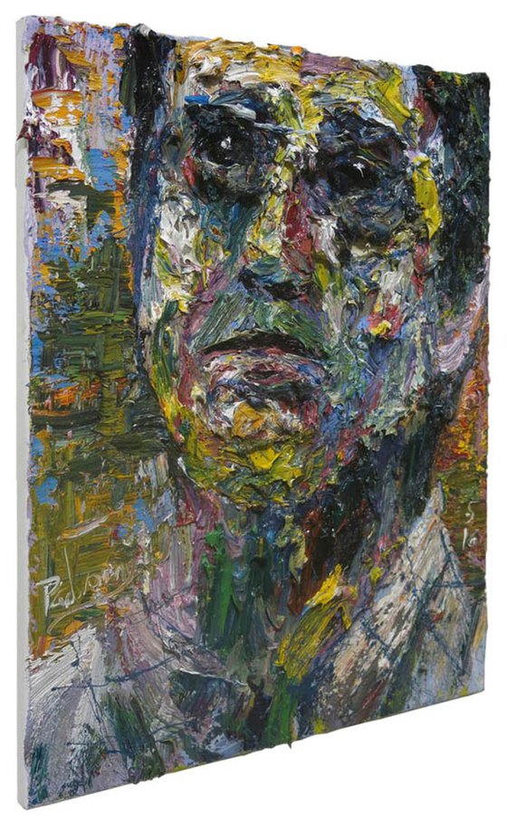 Original Oil Painting Portrait Expressionism