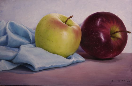 "Still life with apples"