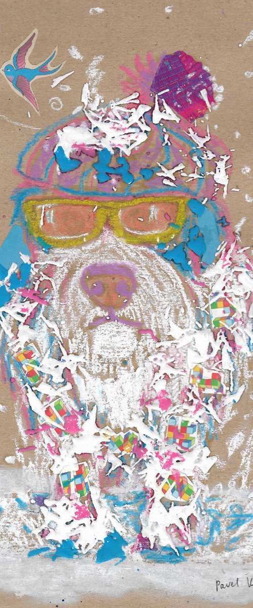 Hipster dog #13 by Pavel Kuragin