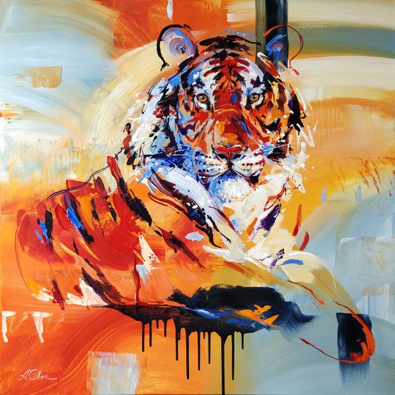 TIGER #2 | 100 x 100cm