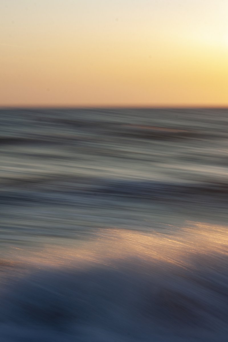 Abstract Landscape Photograph By Mattia Paoli, 39 X 59", Nt#98 Abstract Sea, Original Artwork