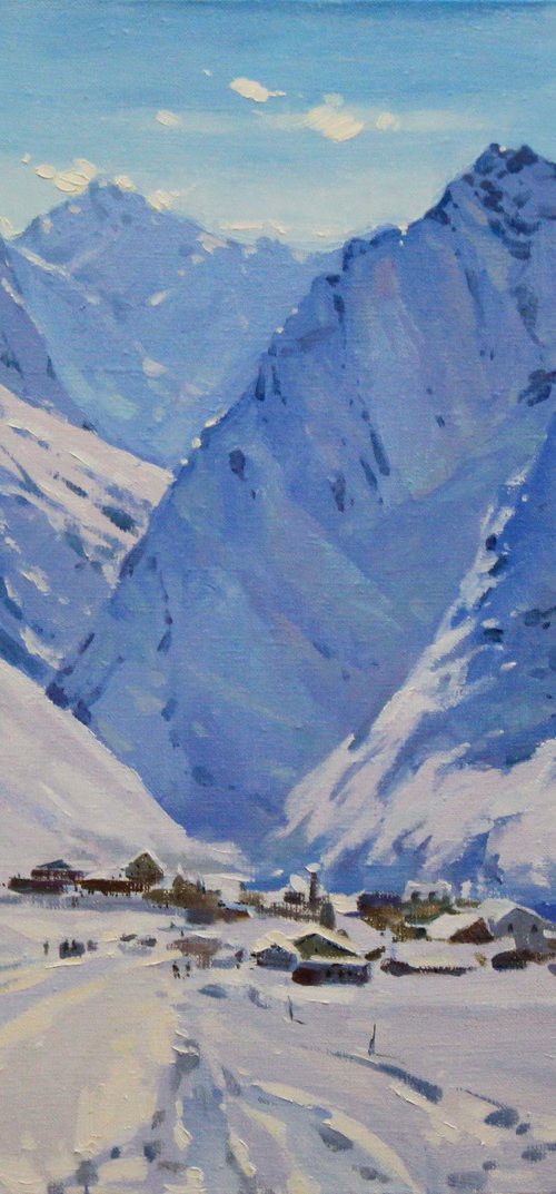 "In the snow" by Alisa Onipchenko-Cherniakovska
