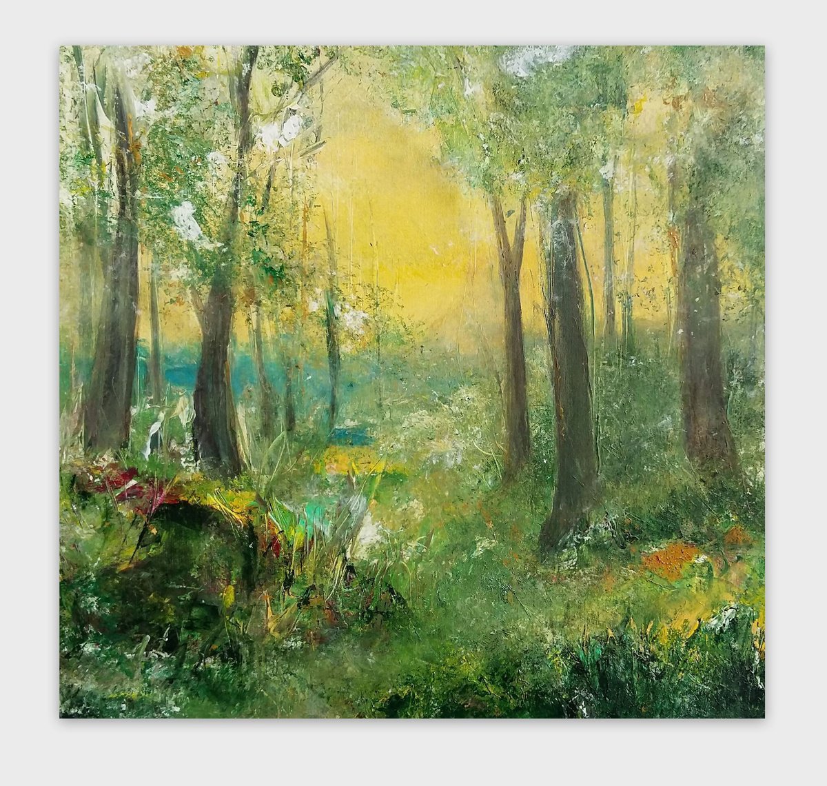 Forest nature, 75x75 by Abbie