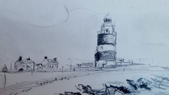 Hook Head Lighthouse - Pencil Study