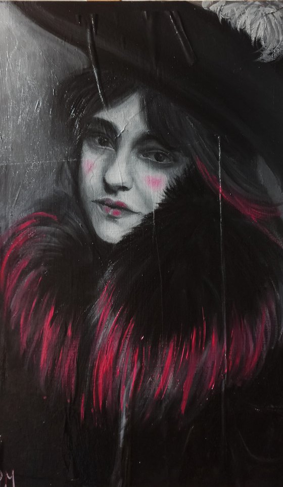 Lady in pink