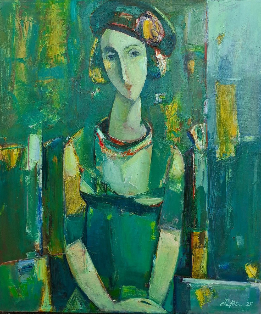 Emerald Tranquility By Matevos Sargsyan, 24 X 28, Artwork For Sale On Artfinder