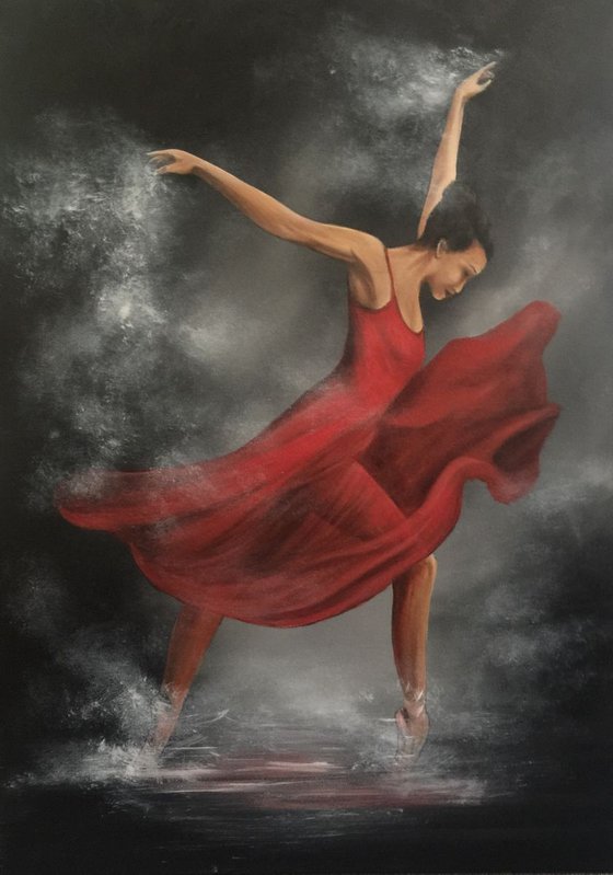 Action. ballerina. Eka Peradze Art