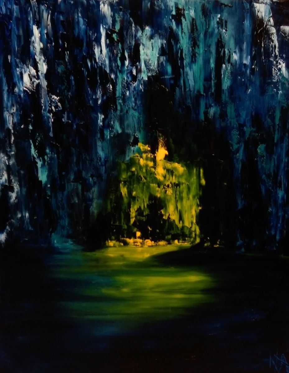Luminus cave by Anastasiia Novitskaya