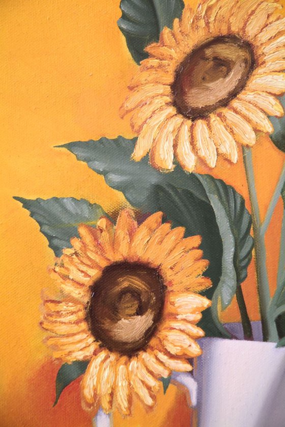 Sunflowers, coffee & an Italian classic