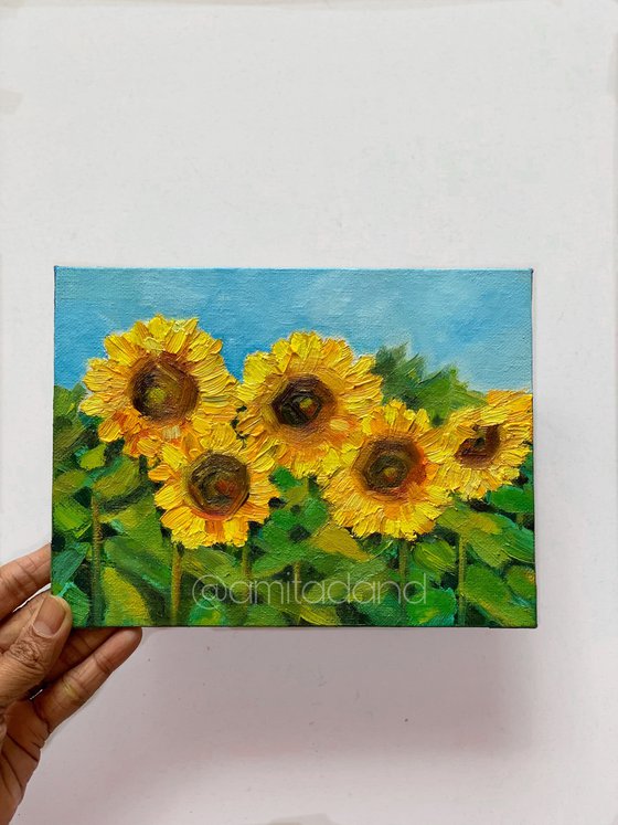 Sunflowers 🌻! Oil painting !