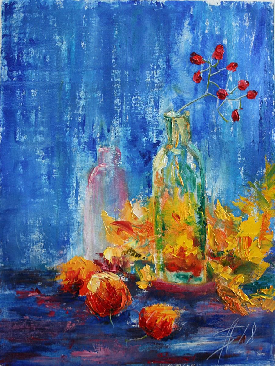 Expressive Oil Painting , Autumn Sound By Salana Art / Svetlana Samovarova, 12 X 16, Artwork For Sale On Artfinder