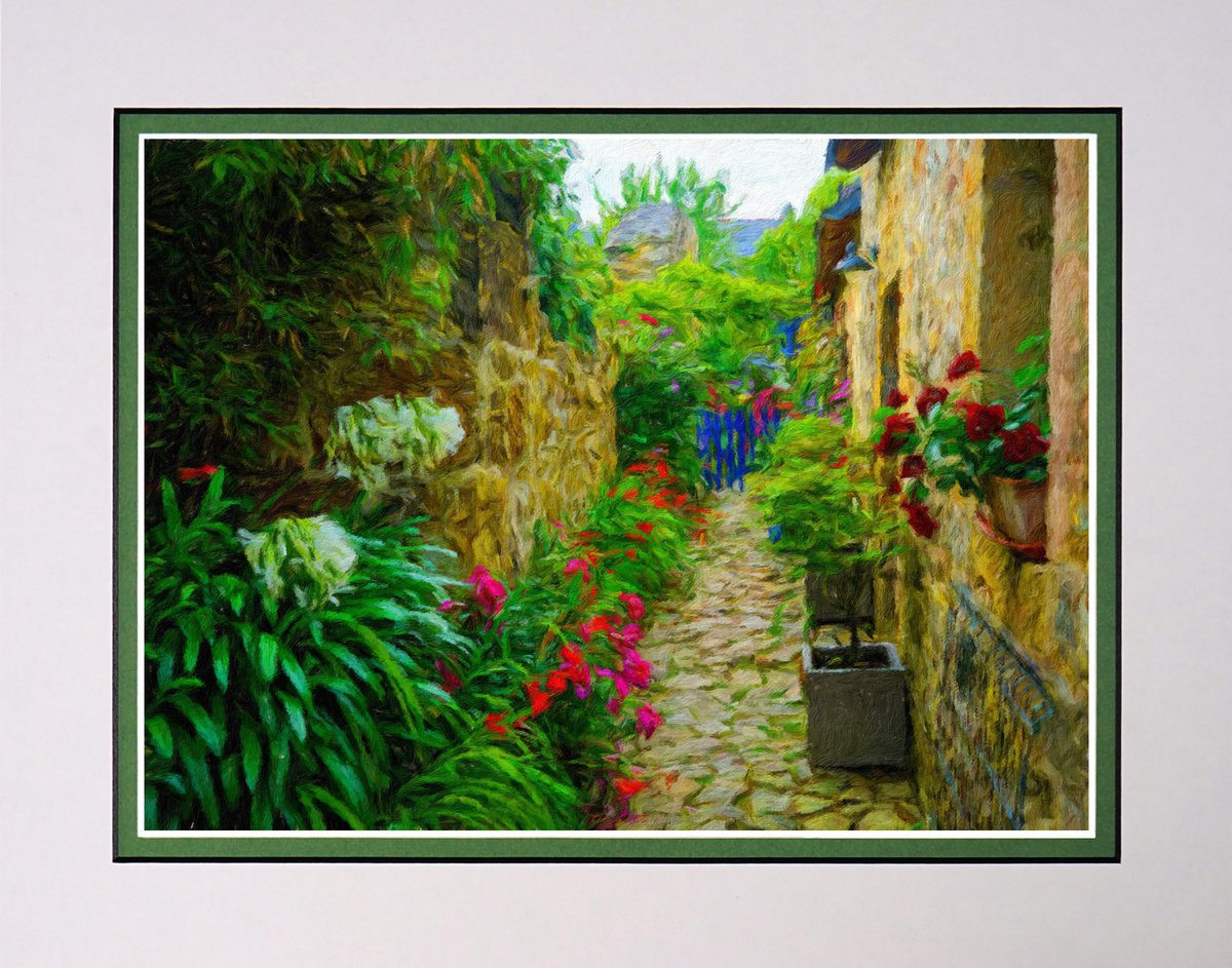 Garden Path 5 Impressionist by Robin Clarke