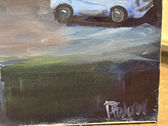 January Night Plein Air