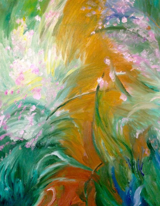 Irises inspired by Monet