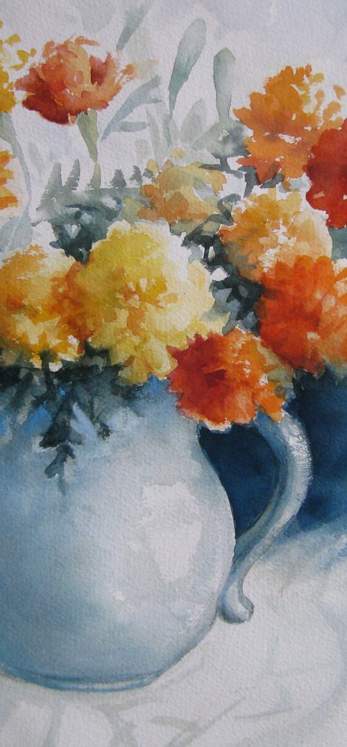 Marigolds by Elena Oleniuc