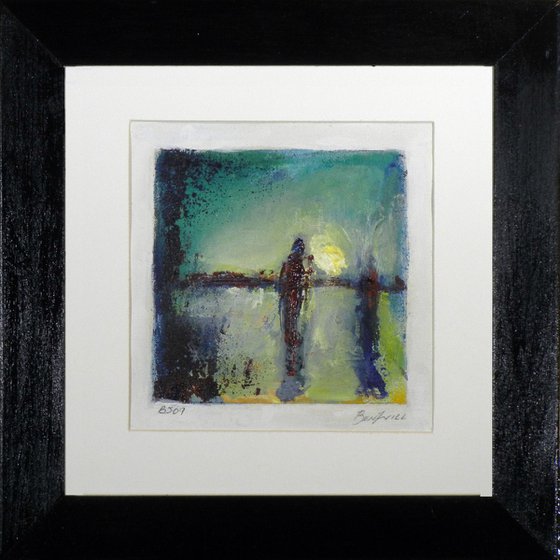 Framed Painting Abstract Fine Art BJ09 by BenWill