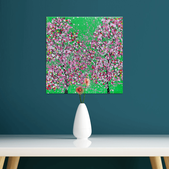 Cherry blossom green