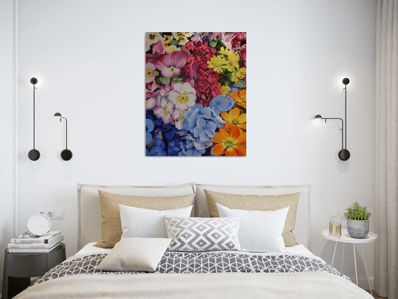 Large Floral Painting