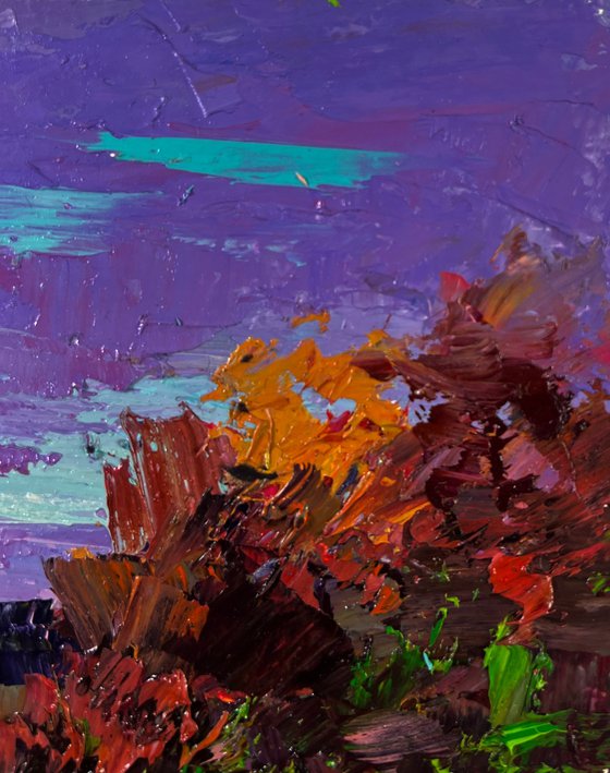 Autumn Colors in Warm Evening Light