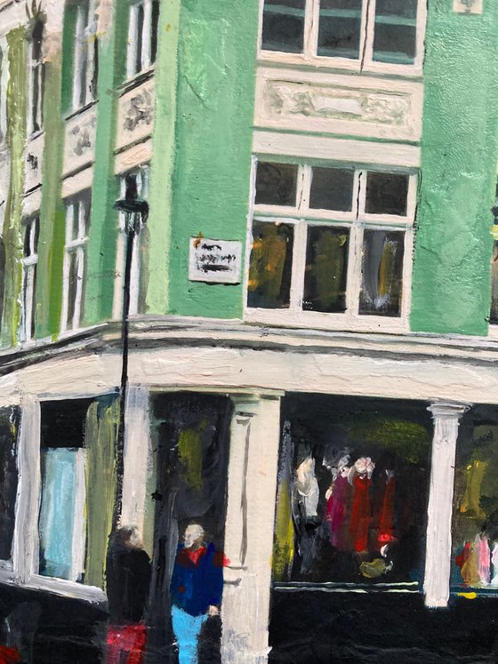 Bright Sunny Day in Soho, London