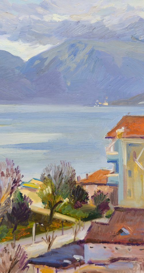 View Across Lake Ohrid by Joan Mato
