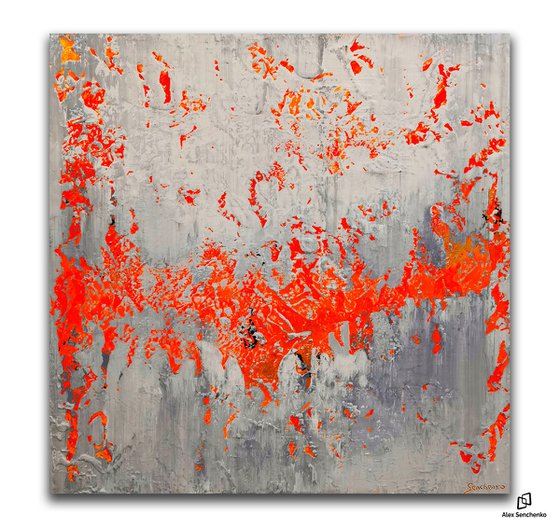 100x100cm. / abstract painting / Abstract 1216