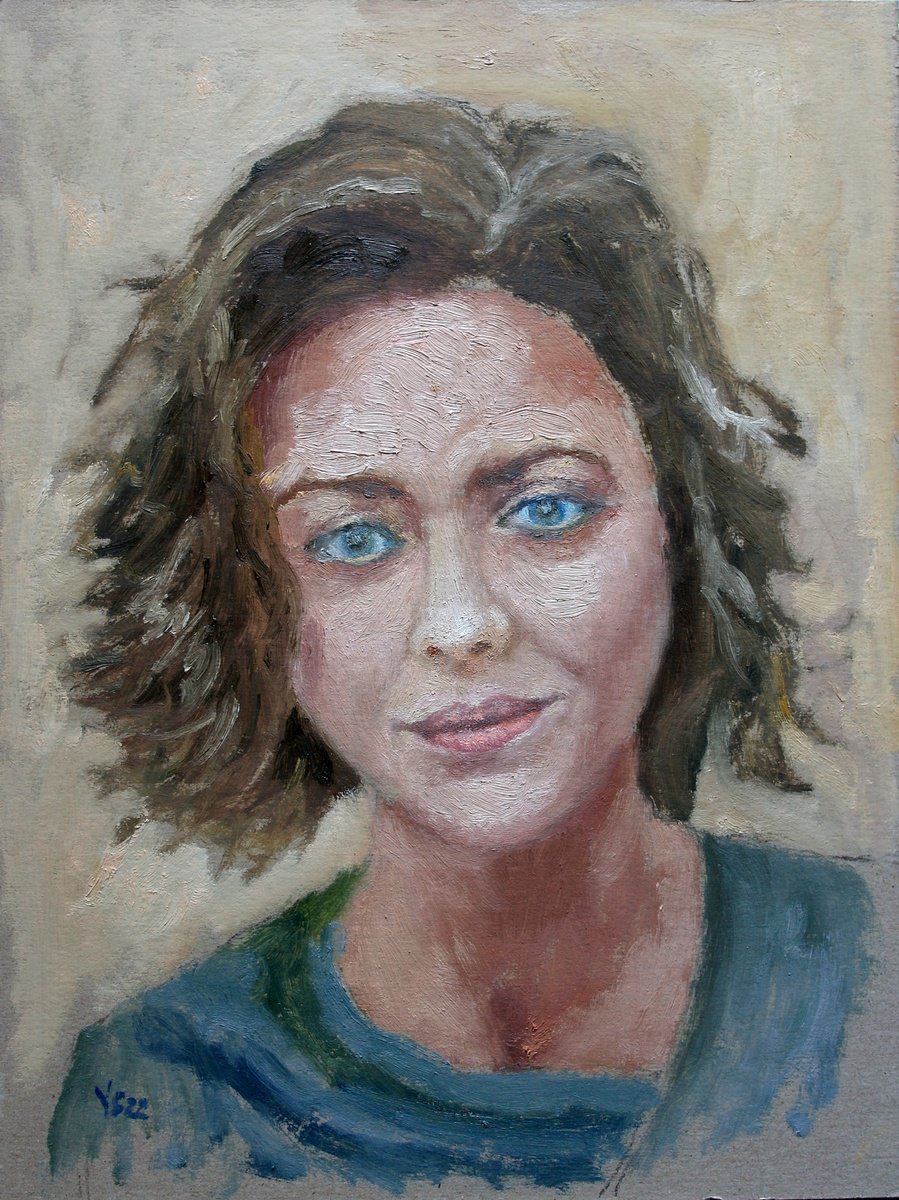 Oil Sketch Marion by Juri Semjonov