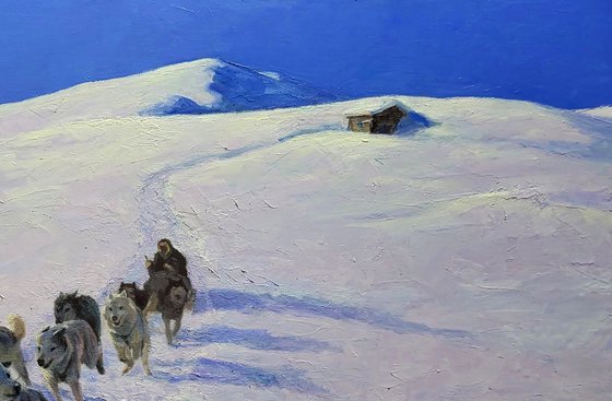 Sledding in the Mountains