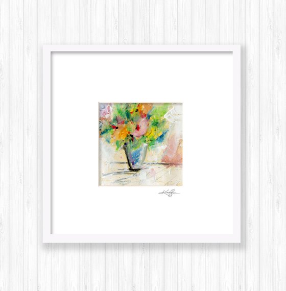Floral Daydream 9 - Floral Watercolor Painting by Kathy Morton Stanion