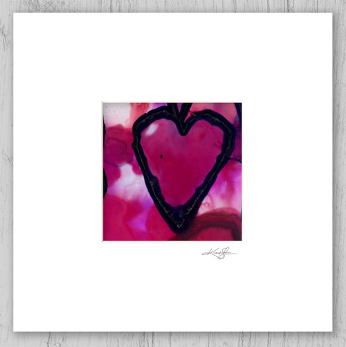 Matted Heart Art 8 by Kathy Morton Stanion