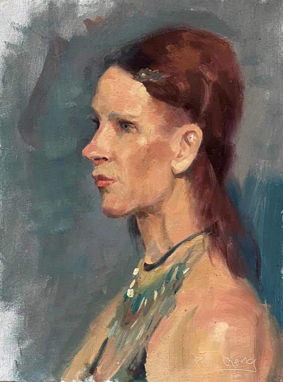 Life Model Painting No.218