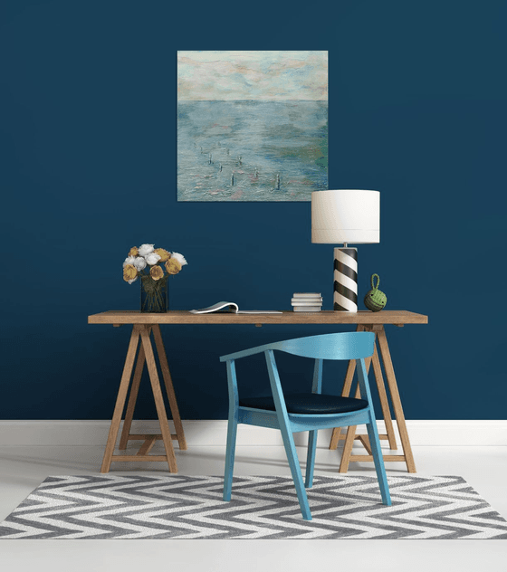 THE OYSTER PARK.70X70cm.3D canvas.