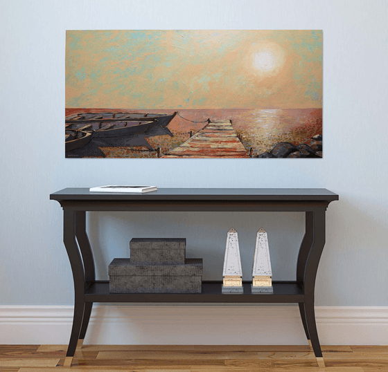 Sunlit Pier: (SPACES Series)