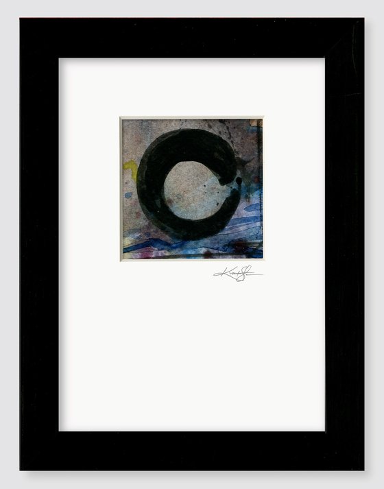 Enso Of Zen Collection 3 - 3 Abstract Zen Circle paintings by Kathy Morton Stanion
