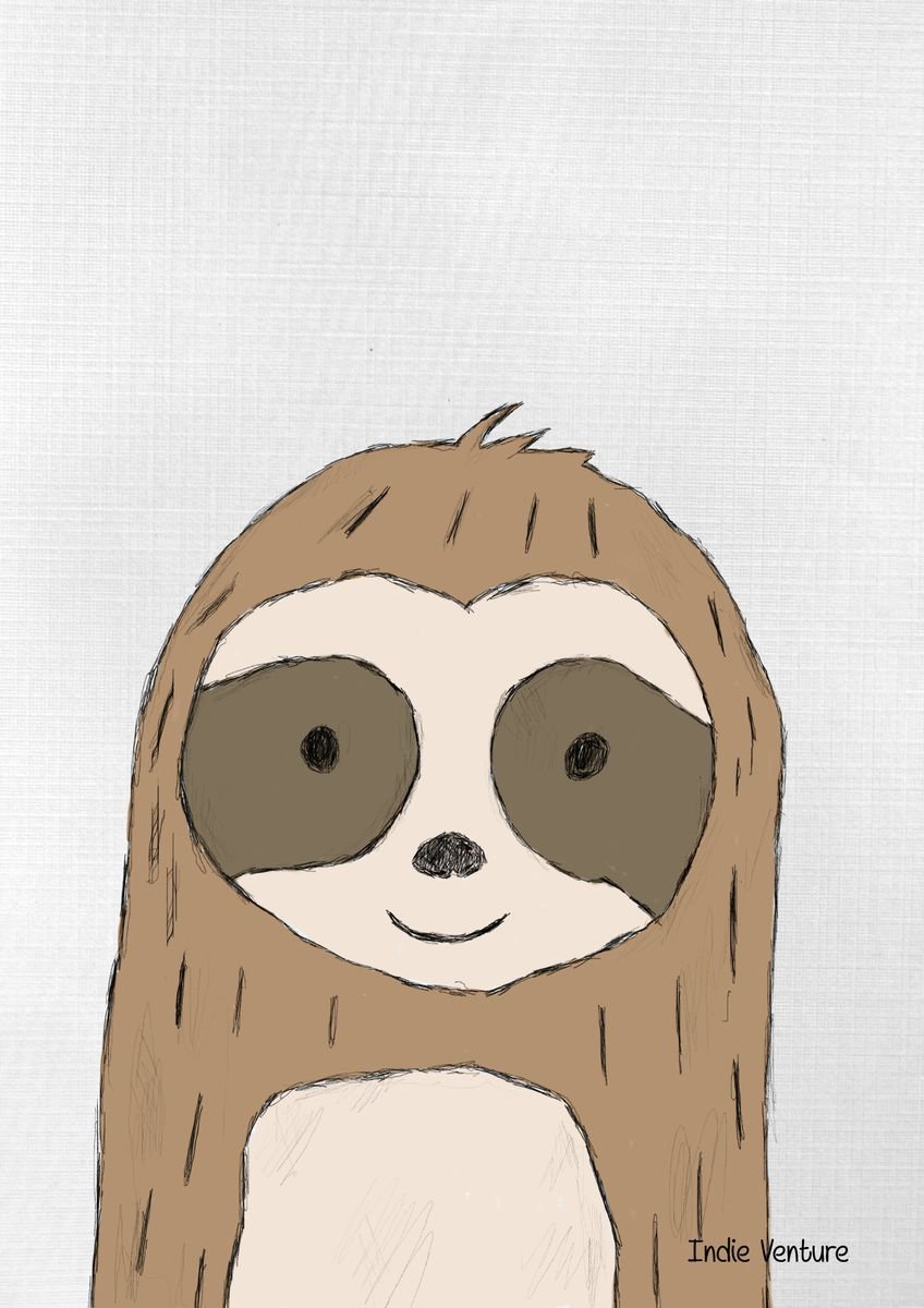 Sloth by Indie Flynn-Mylchreest