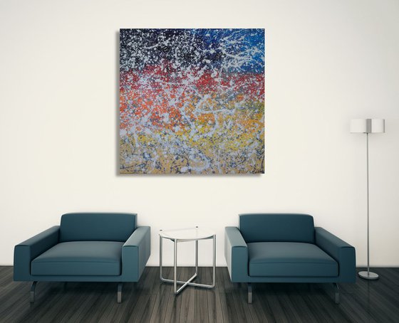 Summer Blizzard (100 x 100 cm) XXL (40 x 40 inches)