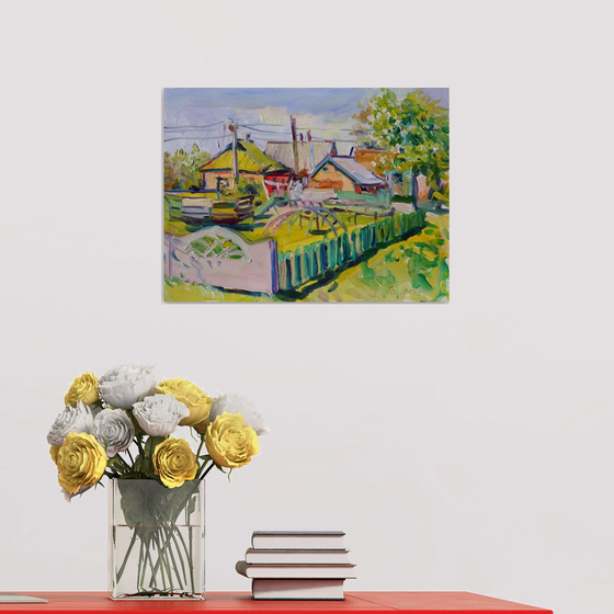 Plein air, spring (playground)