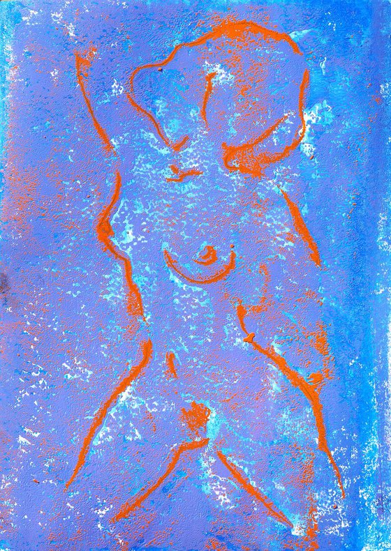 Nude monotype # 26