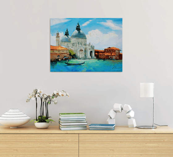 "Cathedral of Santa Maria della Salute. Venice"