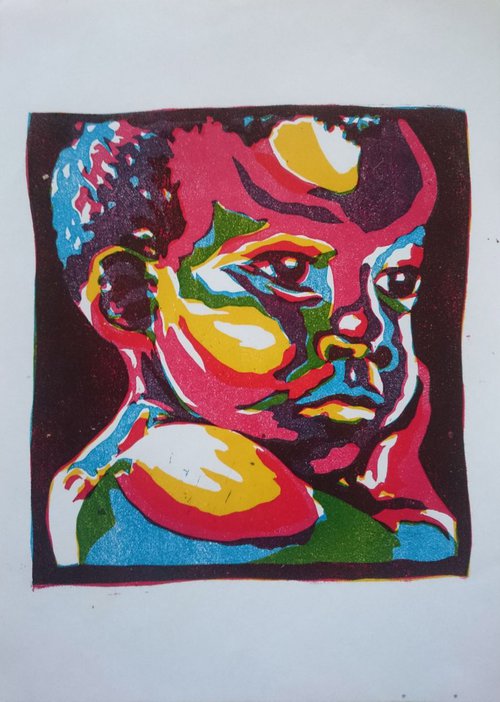 Afro boy by Sara Radosavljevic