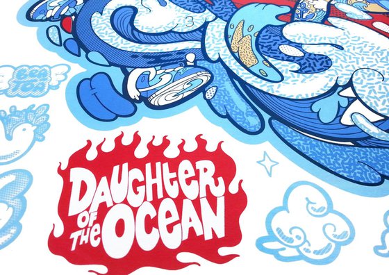 Daughter of the Ocean . Blue