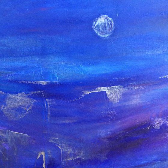 Silver Dream II - Abstract Seascape