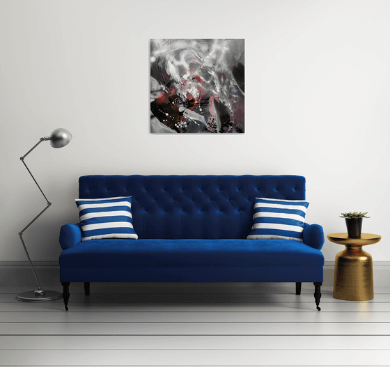 Large Unique Abstract Painting Chopin Music By Kloska