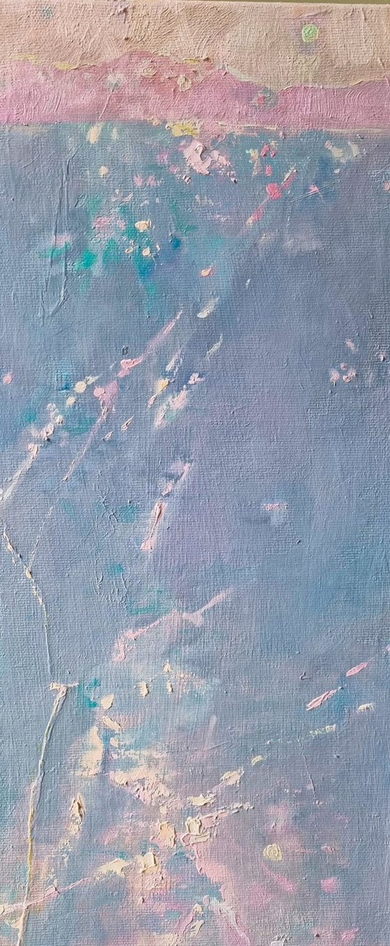 Pink Moon Reflections. diptych