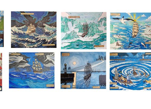 Rime of the ancient mariner by Colin Ross Jack