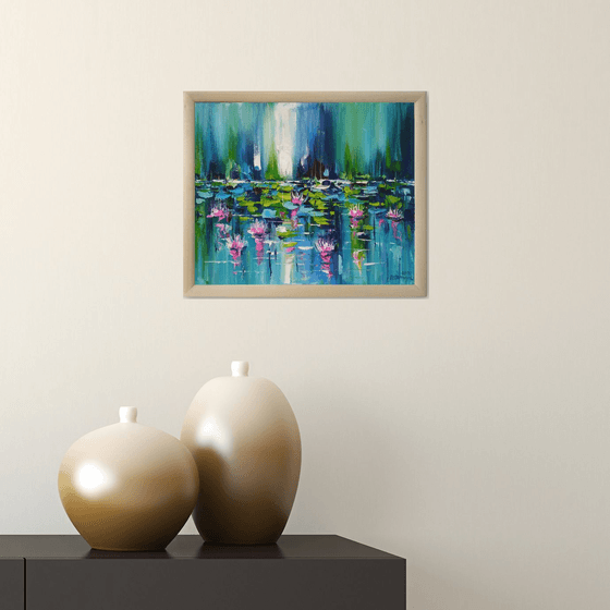 Abstract landscape  (Water lilies)02