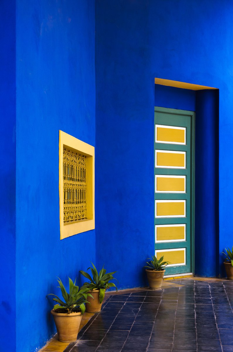 Cityscapes Photograph By Tom Hanslien, 60 X 90", Jardin Majorelle, Marrakech Ii, Original Artwork
