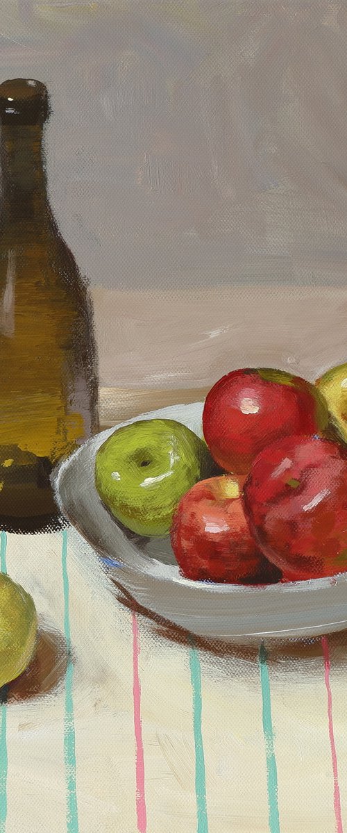 Bowl of apples by Nikita Maksimchuk