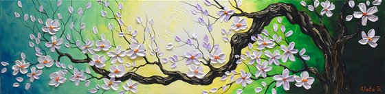 Spring Blossom - Original Textured Painting