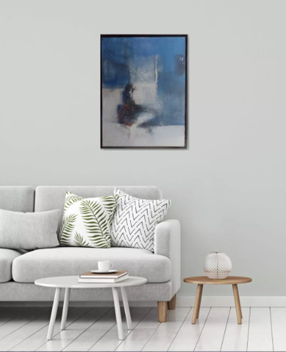 Expressive Abstract Painting By Christa Haack, 25 X 33, Inside Power 1, Original Artwork